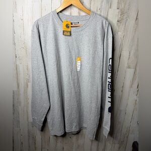 Carhartt Heather Gray Long Sleeve Tee